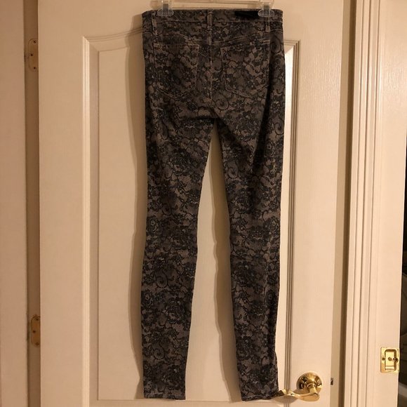 Joe's Jeans Lace Print Skinny Jeans - Picture 5 of 5